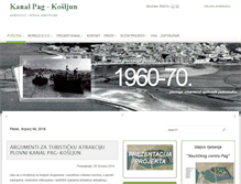 Tablet Screenshot of kanal-pag-kosljun.com